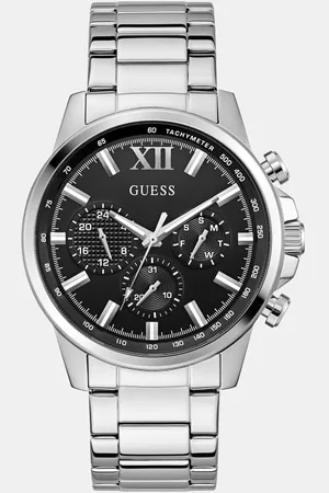 Guess Analoog Horloge Roestvrij Staal 44 Mm