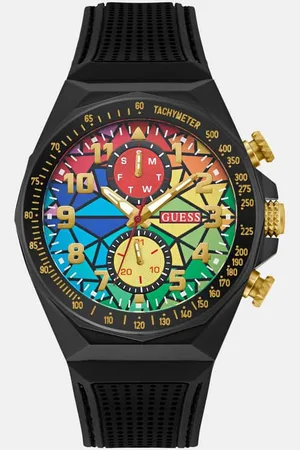Guess Analoog Horloge Silicone 46 Mm