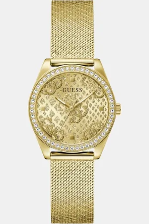 Guess Analoog Horloge Met Kristallen