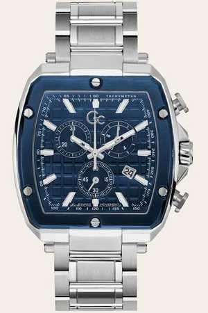 Guess Gc Chronograafhorloge In Staal