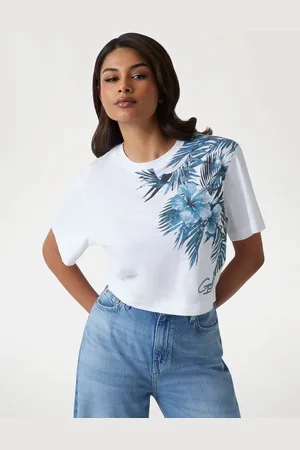 Guess Cropped Boxy T-Shirt