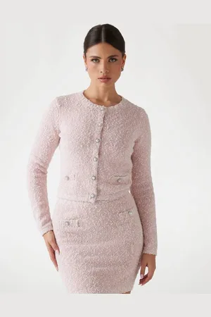 Guess Vesttrui Gemêleerd Bouclé