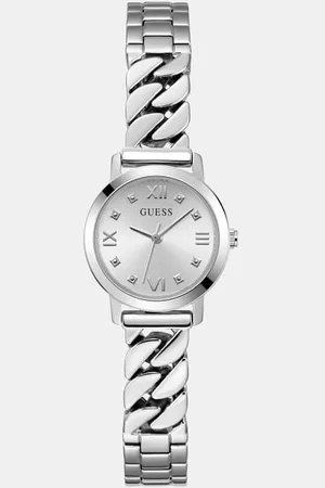 Guess Analoog Horloge Van Gerecycled Staal 25 Mm