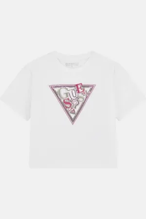 Guess T-Shirt Met Driehoeklogo