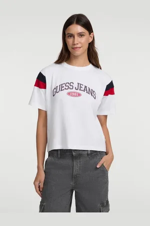 Guess Cropped T-Shirt Met Logo