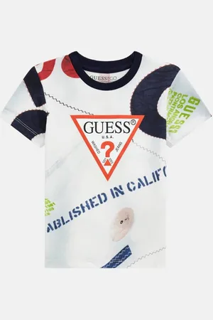 Guess T-Shirt Met Print All-Over