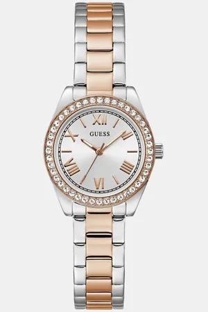 Guess Analoog Horloge Met Kristallen 30 Mm