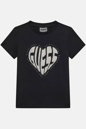 Guess T-Shirt Met Logo Met Strass