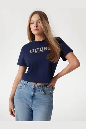 Guess Cropped T-Shirt Boxy Logo
