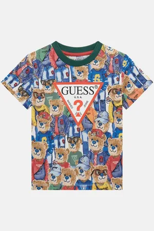 Guess T-Shirt Met Print All-Over
