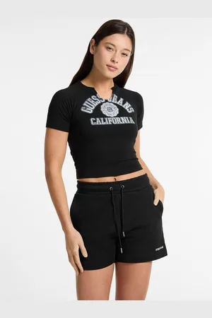 Guess Cropped T-Shirt Met Logo