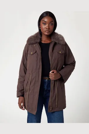 Guess Parka Met Kraag Van Imitatie Bont