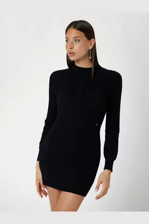 Guess Mini-Jurk Van Kabelgebreide Stof