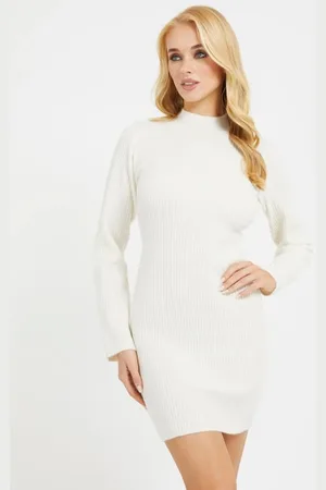Guess Bodycon Mini-Jurk In Trui-Stof