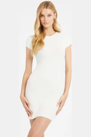 Guess Bodycon Mini-Jurk In Trui-Stof