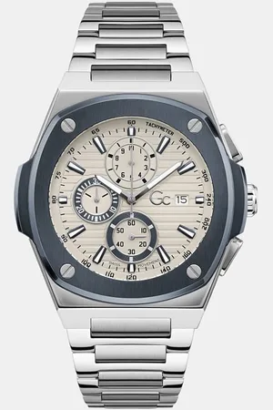 Guess Gc Horloge Van Roestvrij Staal 44 Mm