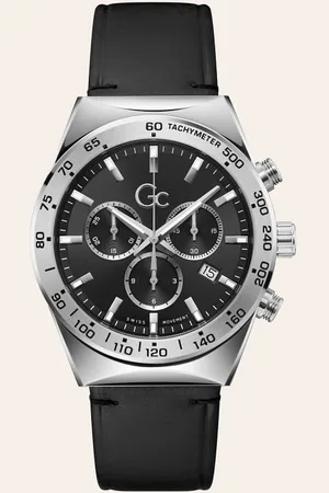 Guess Horloge Gc Chronograaf Leer