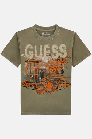 Guess Oversized T-Shirt Met All-Over Print