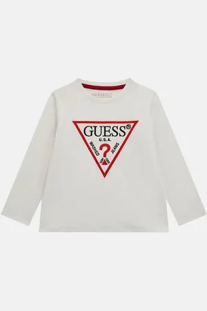 Guess T-Shirt Met Driehoeklogo