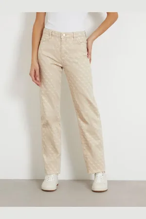 Guess Recht Vallende Broek Met 4G-Logo