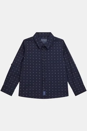 Guess Popeline-Shirt Met Print