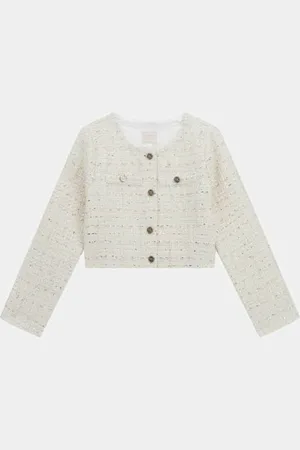 Guess Cropped Blazer Van Tweed