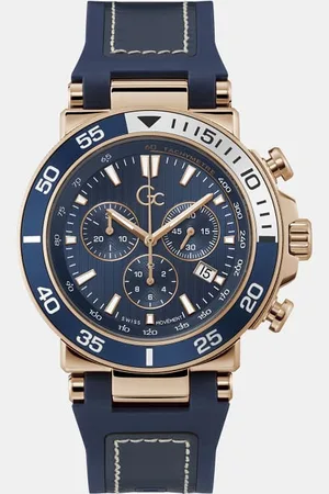 Guess Horloge Gc Chronograaf Leer