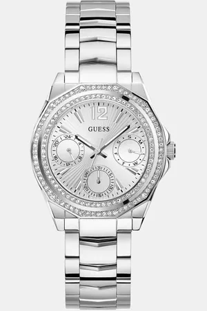 Guess Multifunctioneel Horloge Met Kristallen