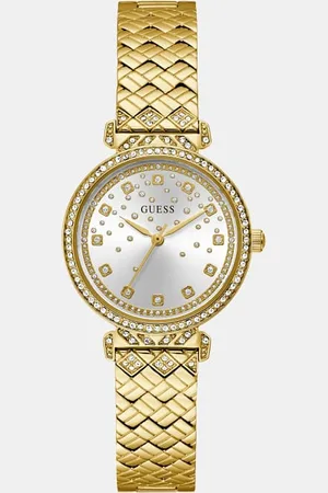 Guess Analoog Horloge Met Kristallen