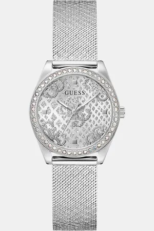 Guess Analoog Horloge Met Kristallen
