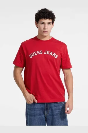 Guess College-T-Shirt Met Ronde Hals