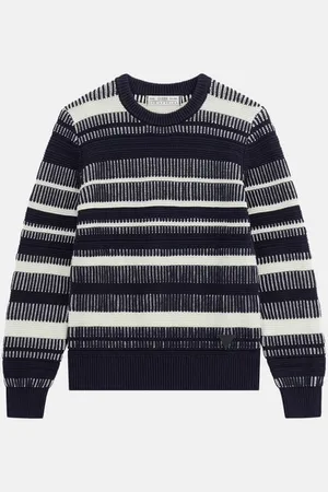 Guess Sweater Met Strepen In Reliëf.