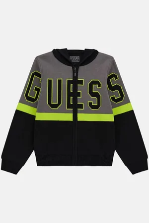 Guess Sweater Met Volledige Ritssluiting En Logo