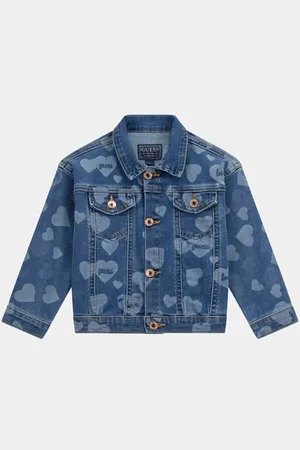 Guess Spijkerjack Met All-Over Print