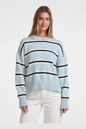 Guess Gestreepte Trui Met Logo