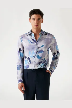 Guess Marciano Geprint Overhemd Slim Fit