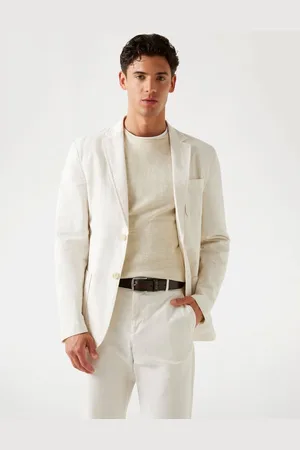 Guess Blazer Linnenmix Enkele Knopenrij