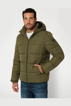 Guess Pufferjack Met G-Chain-Logo
