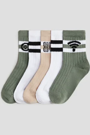 H&M 5 paar geribde sokken