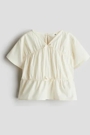 H&M Katoenen peplumblouse