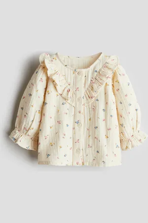 H&M Katoenen blouse met volants