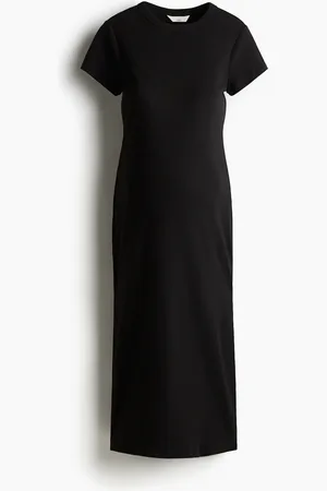 H&M MAMA Geribde T-shirtjurk