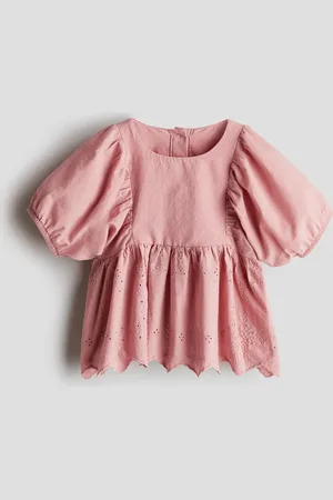 H&M Blouse met broderie anglaise