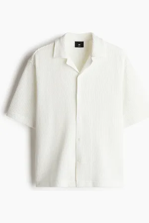 H&M Geribd casual overhemd - Loose Fit