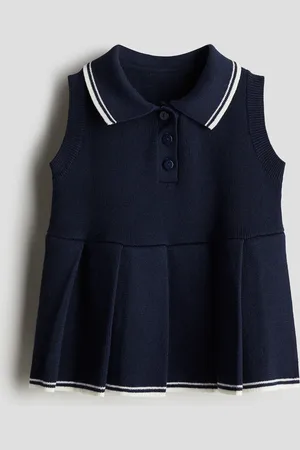 H&M Fijngebreide katoenen jurk