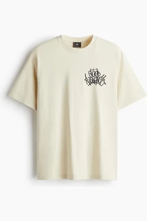 H&M T-shirt met print - Loose Fit