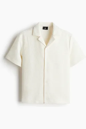 H&M Casual overhemd met structuur - Regular Fit