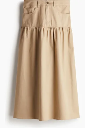 H&M Uitlopende denim rok