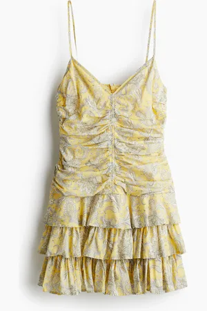 H&M Strappy jurk met volantrok