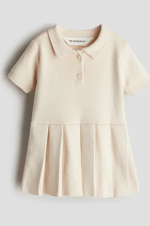 H&M Fijngebreide katoenen jurk